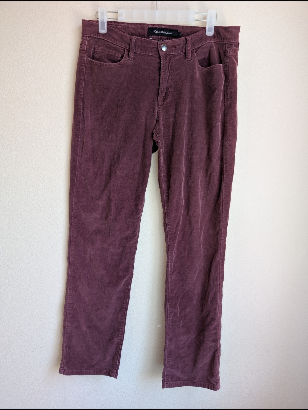 Calvin Klein Jeans Straight Corduroy Pants Women's Size 8
